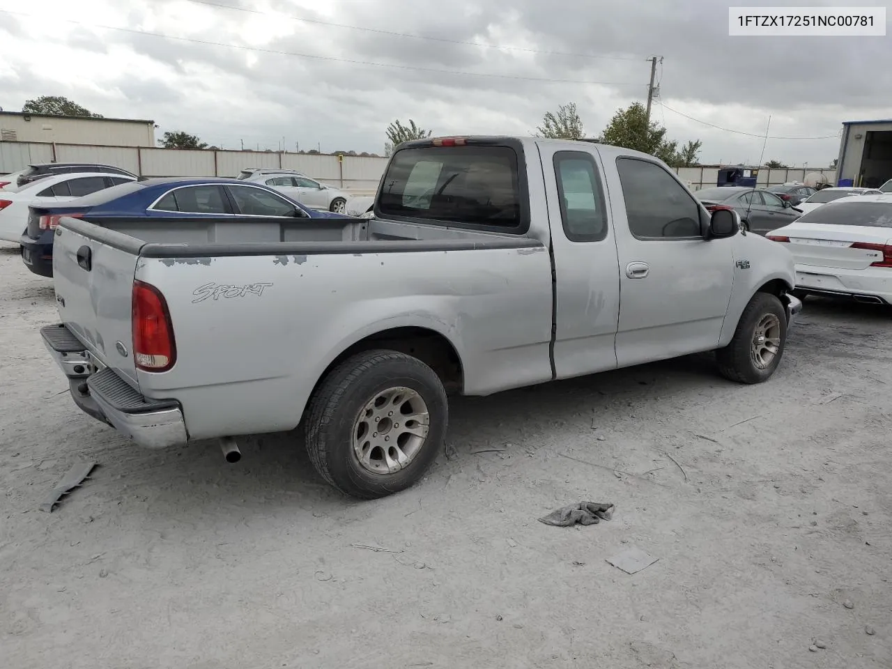 2001 Ford F150 VIN: 1FTZX17251NC00781 Lot: 78503434