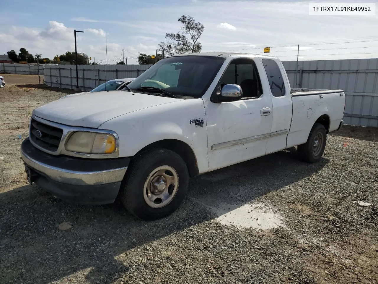 2001 Ford F150 VIN: 1FTRX17L91KE49952 Lot: 78624024