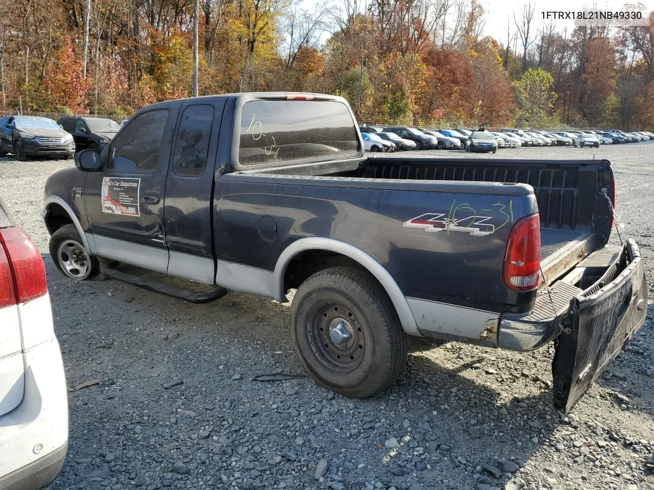 2001 Ford F150 VIN: 1FTRX18L21NB49330 Lot: 78865394