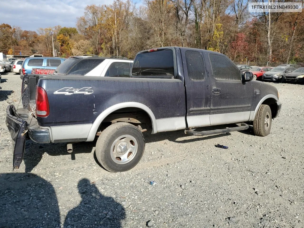 2001 Ford F150 VIN: 1FTRX18L21NB49330 Lot: 78865394