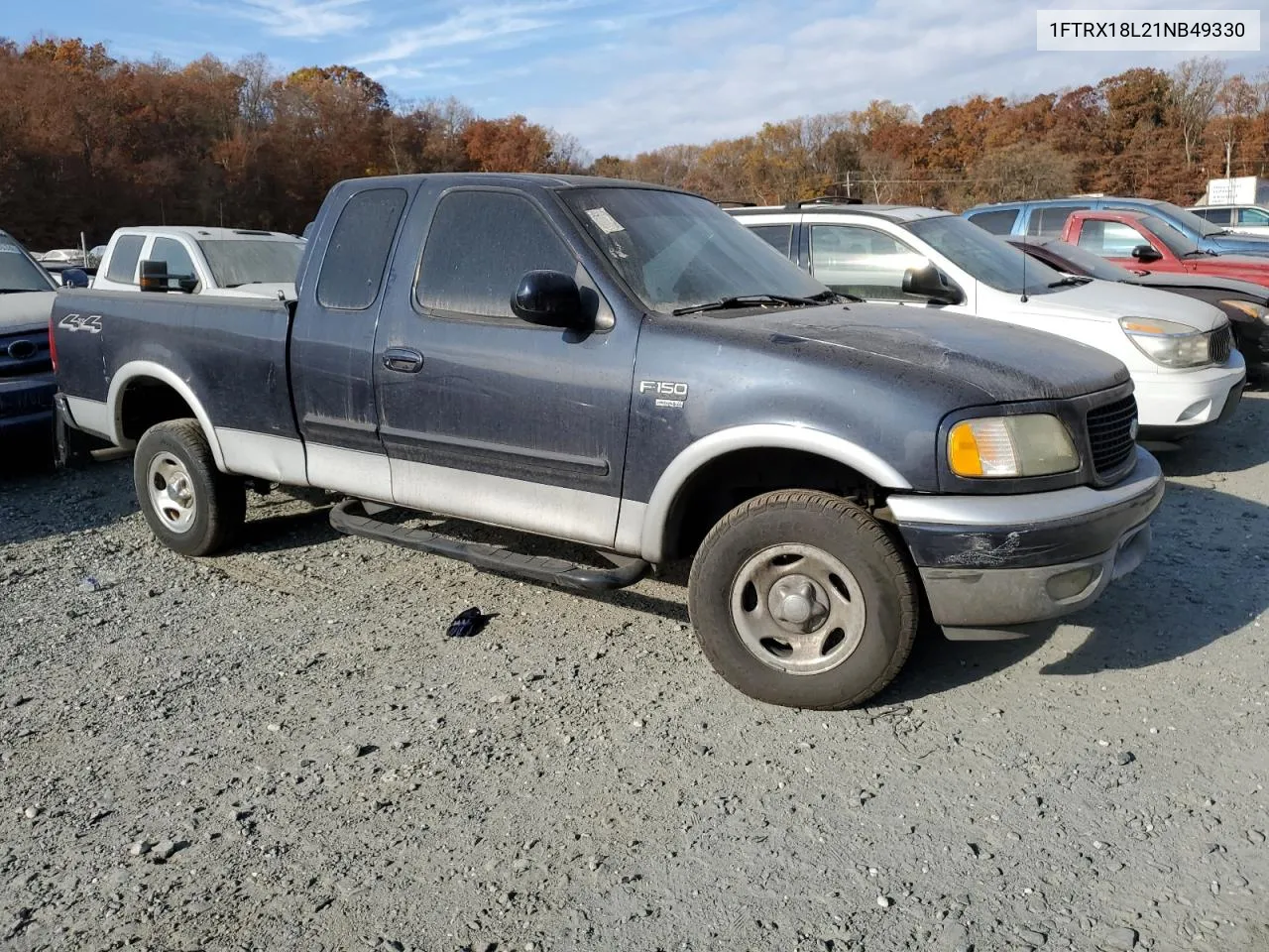 2001 Ford F150 VIN: 1FTRX18L21NB49330 Lot: 78865394