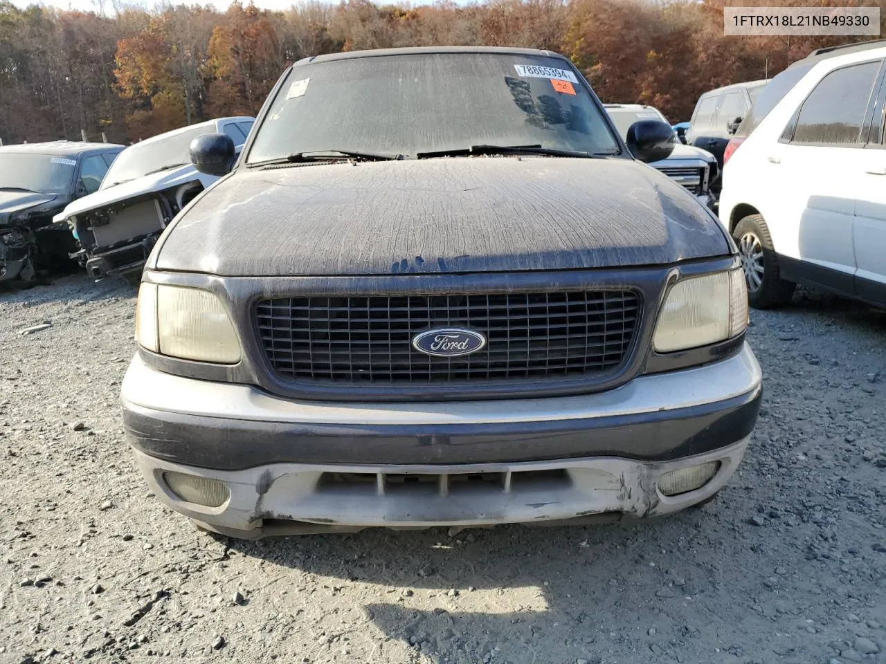 2001 Ford F150 VIN: 1FTRX18L21NB49330 Lot: 78865394