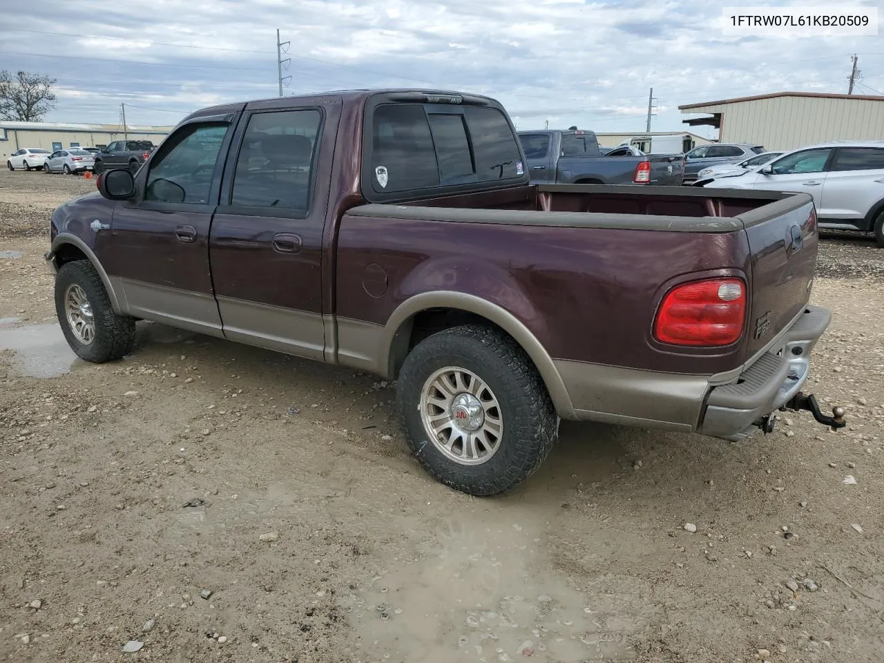 2001 Ford F150 Supercrew VIN: 1FTRW07L61KB20509 Lot: 79057164