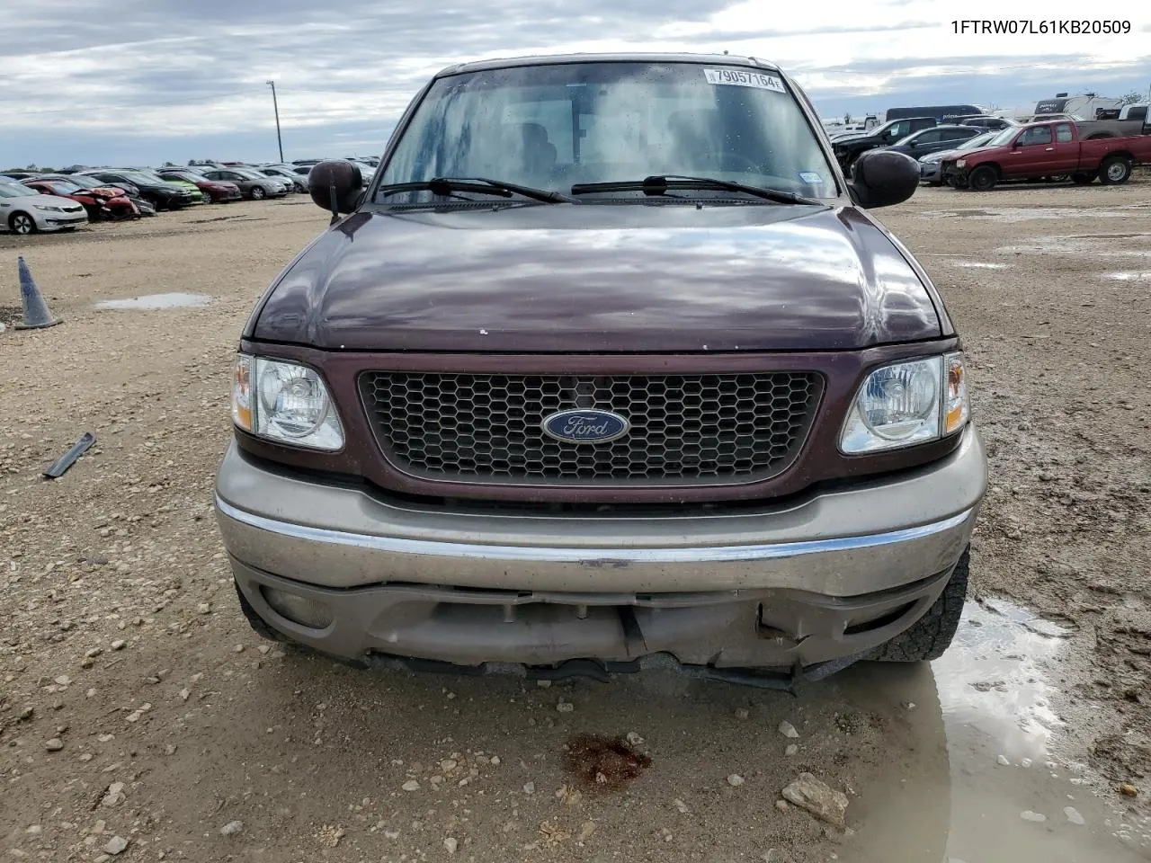 2001 Ford F150 Supercrew VIN: 1FTRW07L61KB20509 Lot: 79057164