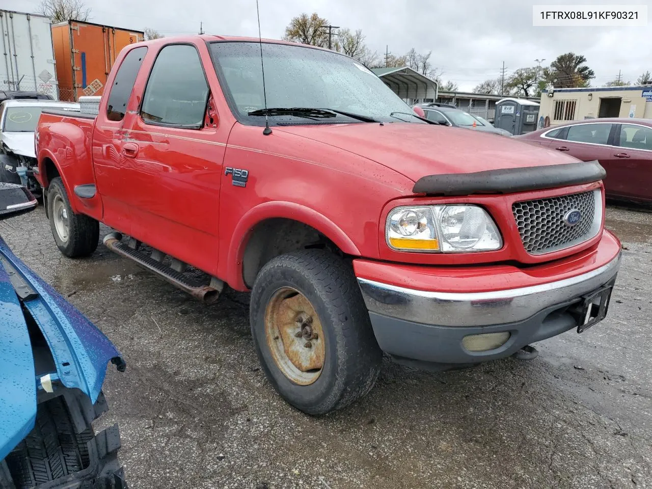 2001 Ford F150 VIN: 1FTRX08L91KF90321 Lot: 79450044