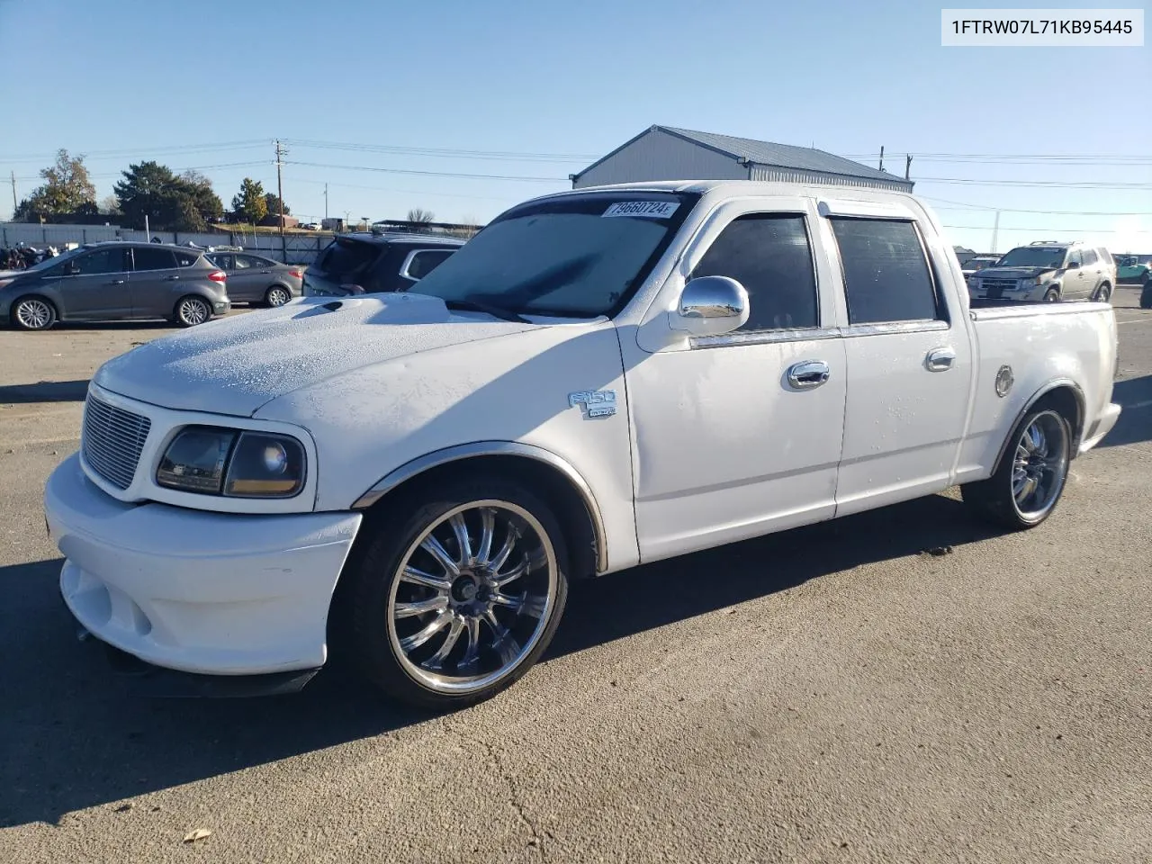 2001 Ford F150 Supercrew VIN: 1FTRW07L71KB95445 Lot: 79660724