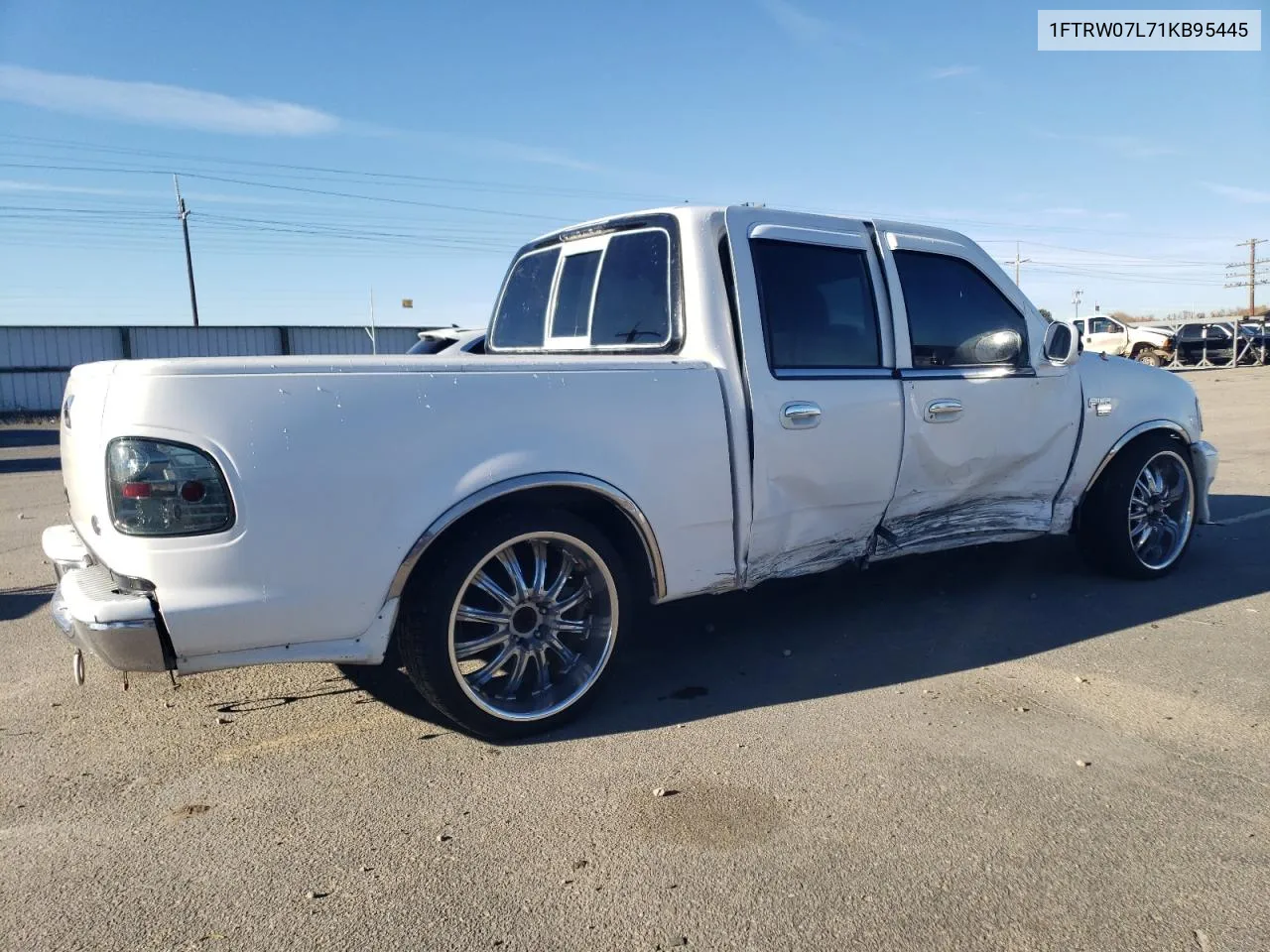 2001 Ford F150 Supercrew VIN: 1FTRW07L71KB95445 Lot: 79660724