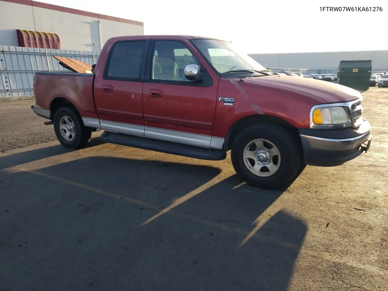 2001 Ford F150 Supercrew VIN: 1FTRW07W61KA61276 Lot: 79731804