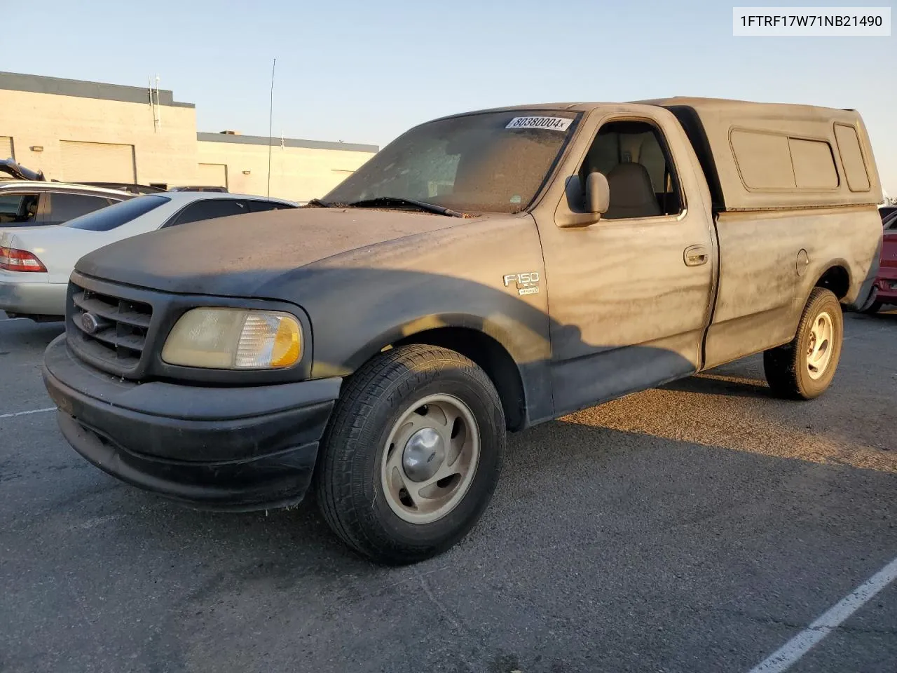 2001 Ford F150 VIN: 1FTRF17W71NB21490 Lot: 80380004