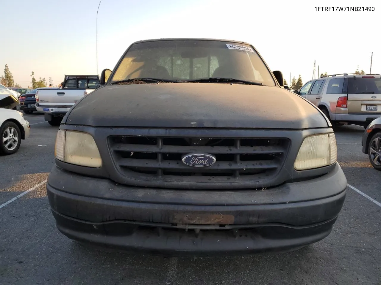 2001 Ford F150 VIN: 1FTRF17W71NB21490 Lot: 80380004