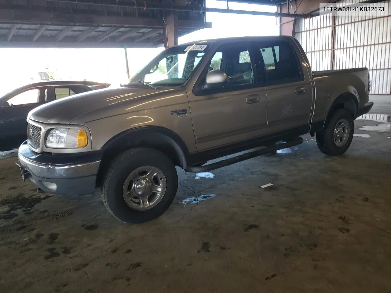 2001 Ford F150 Supercrew VIN: 1FTRW08L41KB32673 Lot: 80585794