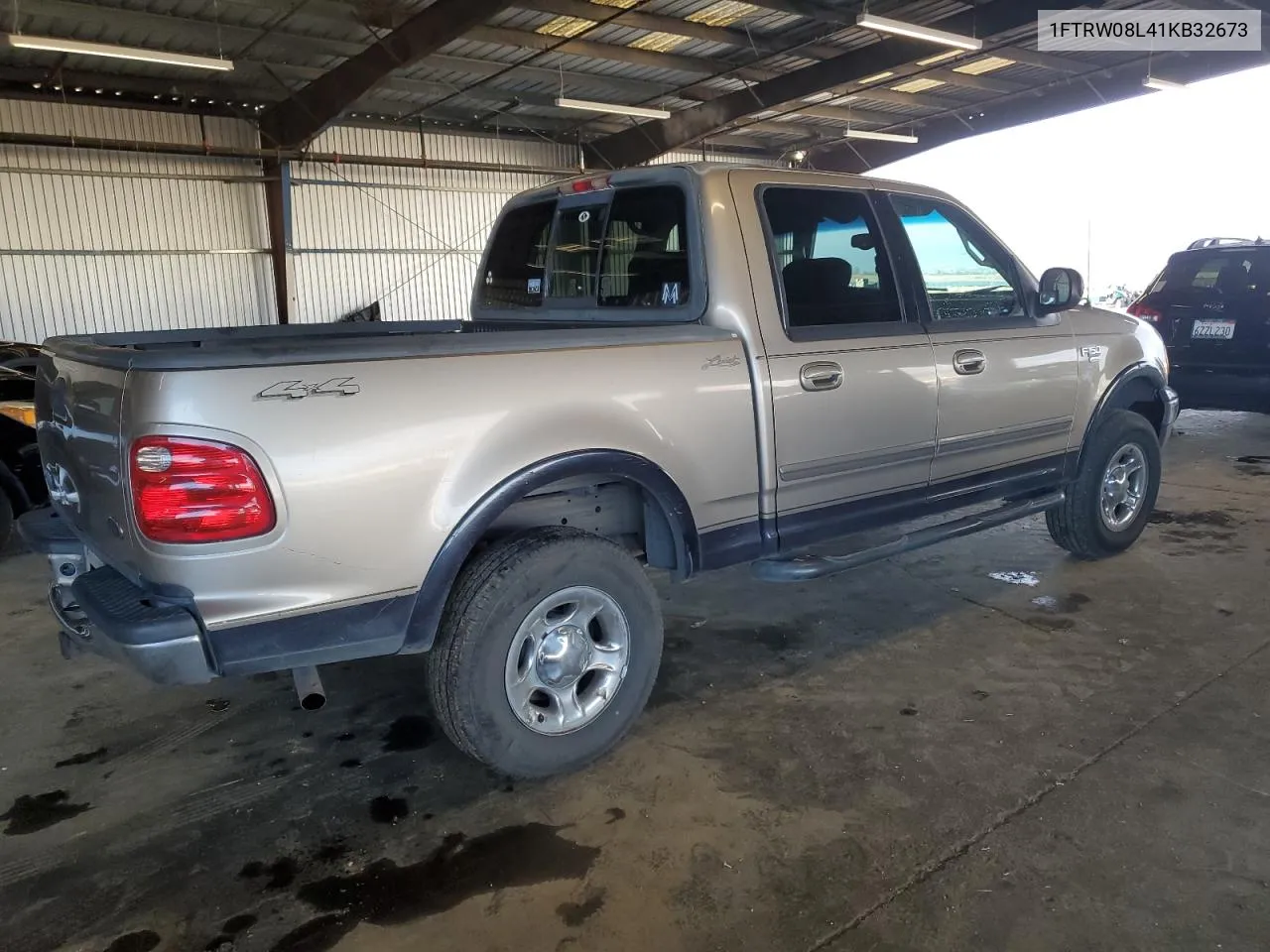 2001 Ford F150 Supercrew VIN: 1FTRW08L41KB32673 Lot: 80585794