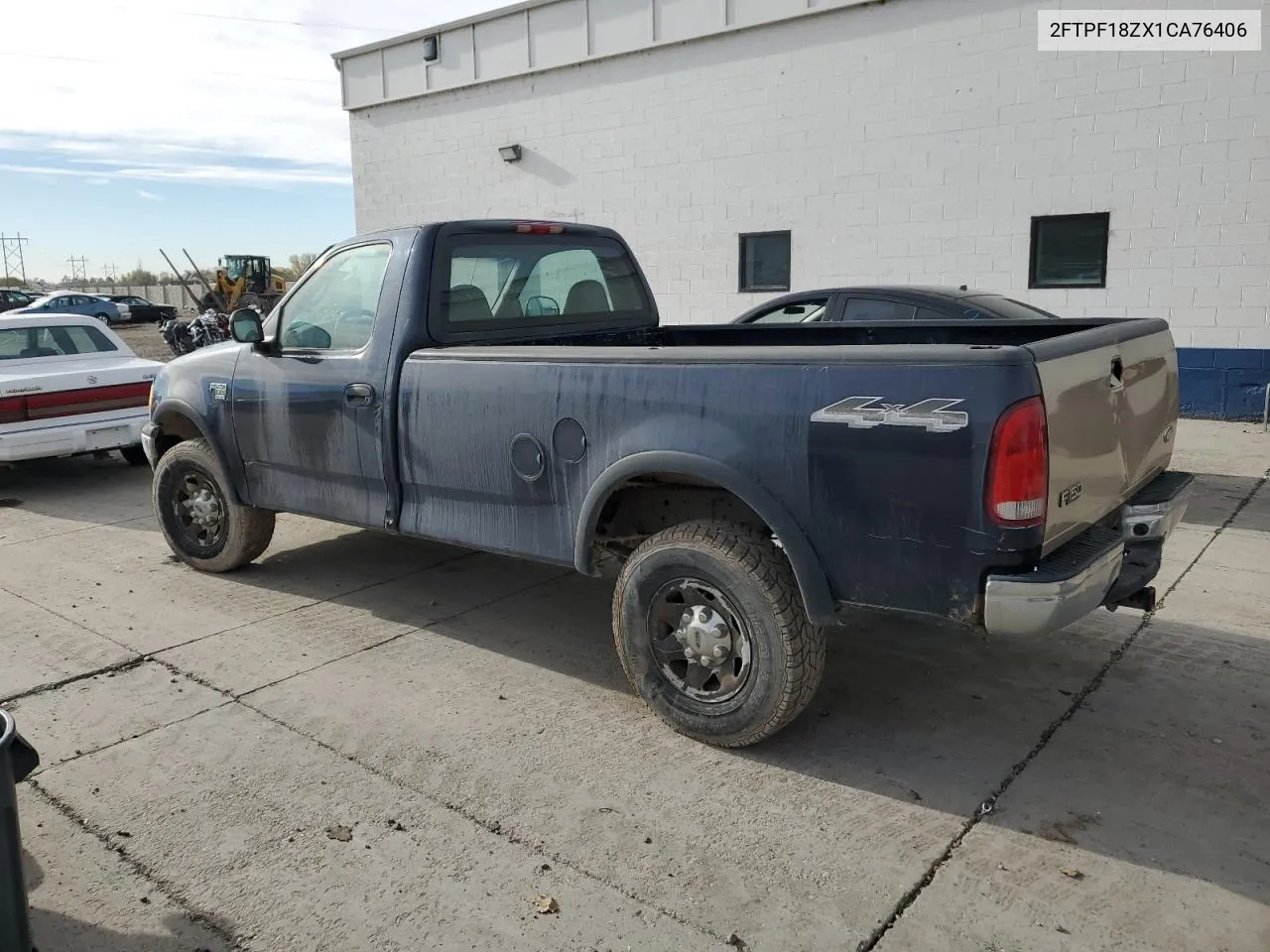 2001 Ford F150 VIN: 2FTPF18ZX1CA76406 Lot: 80783234