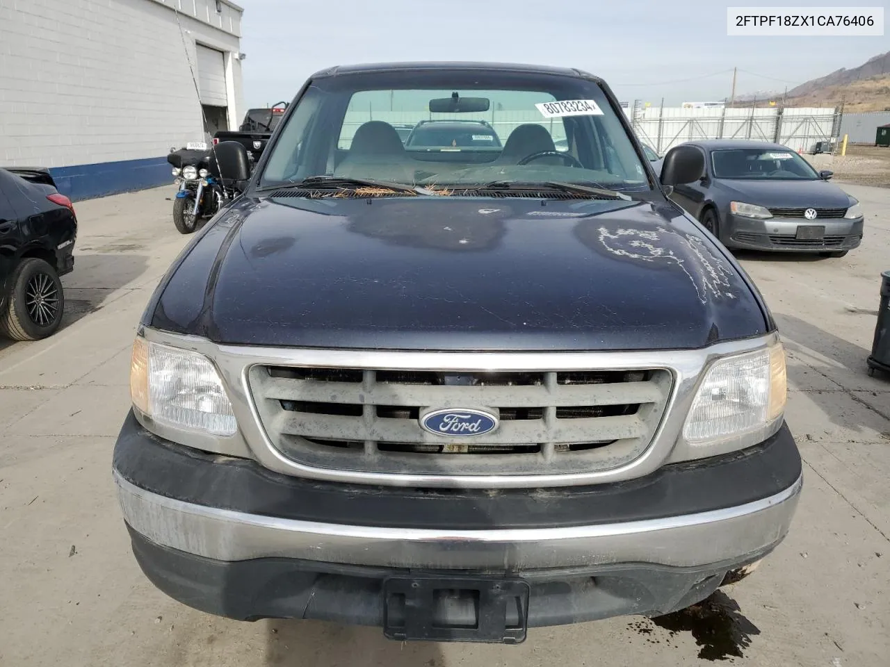 2001 Ford F150 VIN: 2FTPF18ZX1CA76406 Lot: 80783234