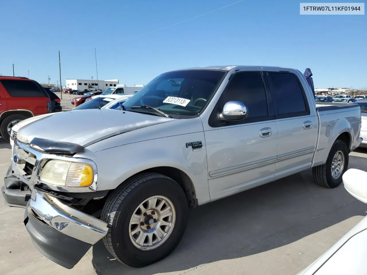 2001 Ford F150 Supercrew VIN: 1FTRW07L11KF01944 Lot: 82013113