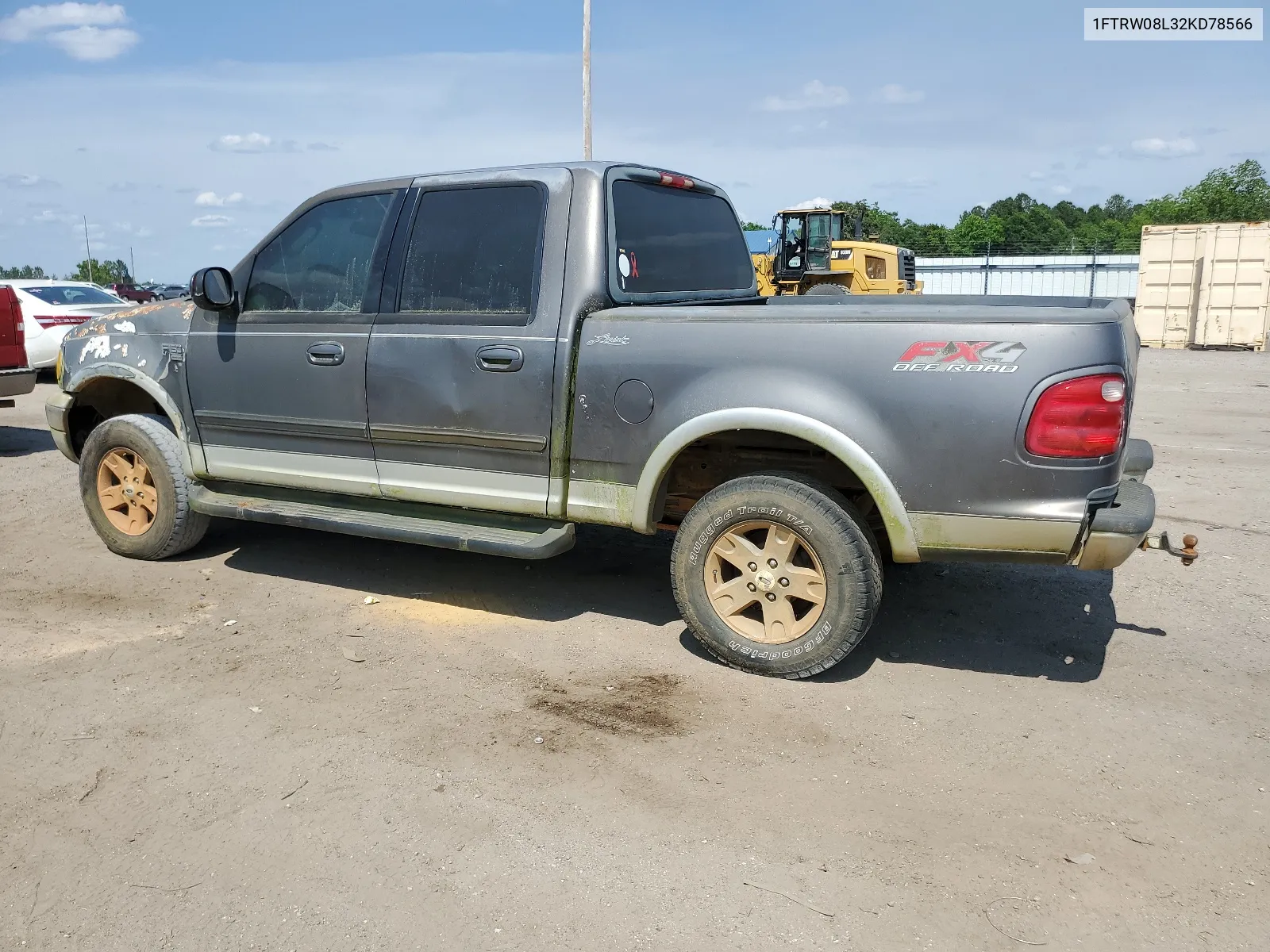 2002 Ford F150 Supercrew VIN: 1FTRW08L32KD78566 Lot: 53539164