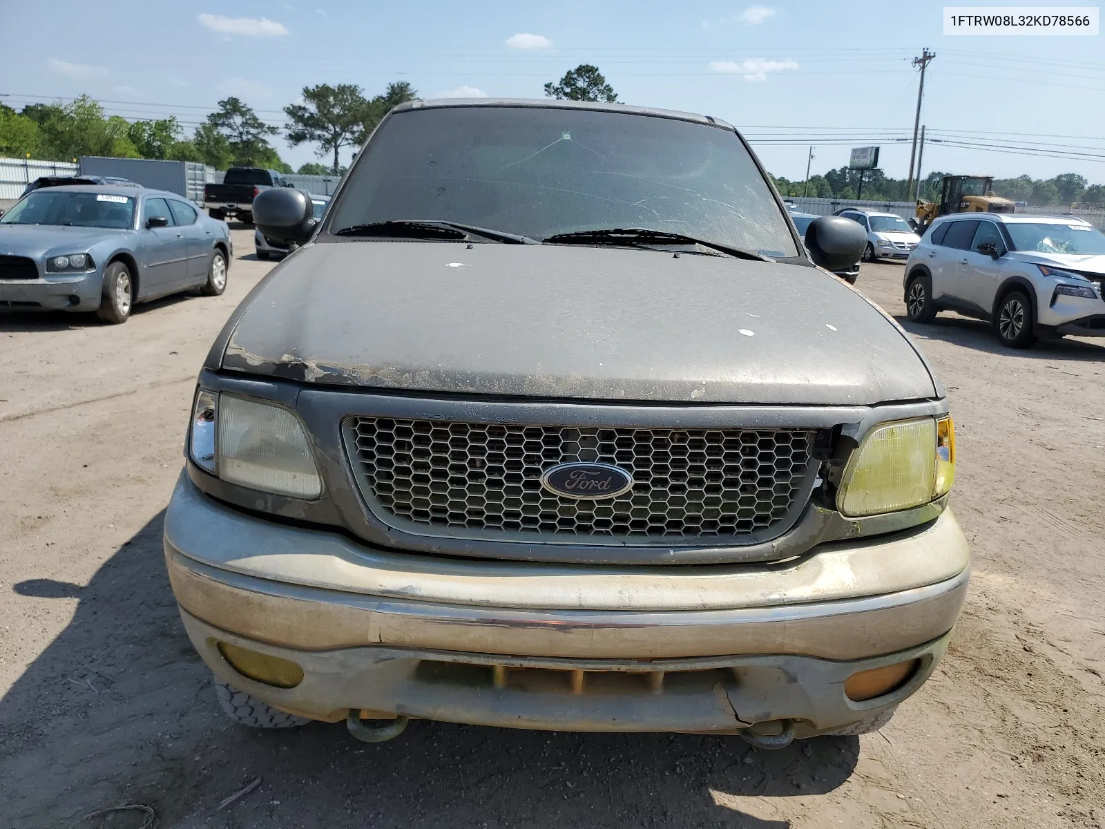 2002 Ford F150 Supercrew VIN: 1FTRW08L32KD78566 Lot: 53539164