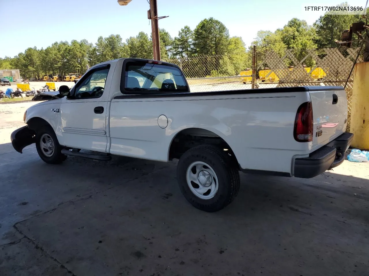 2002 Ford F150 VIN: 1FTRF17W02NA13696 Lot: 56949044