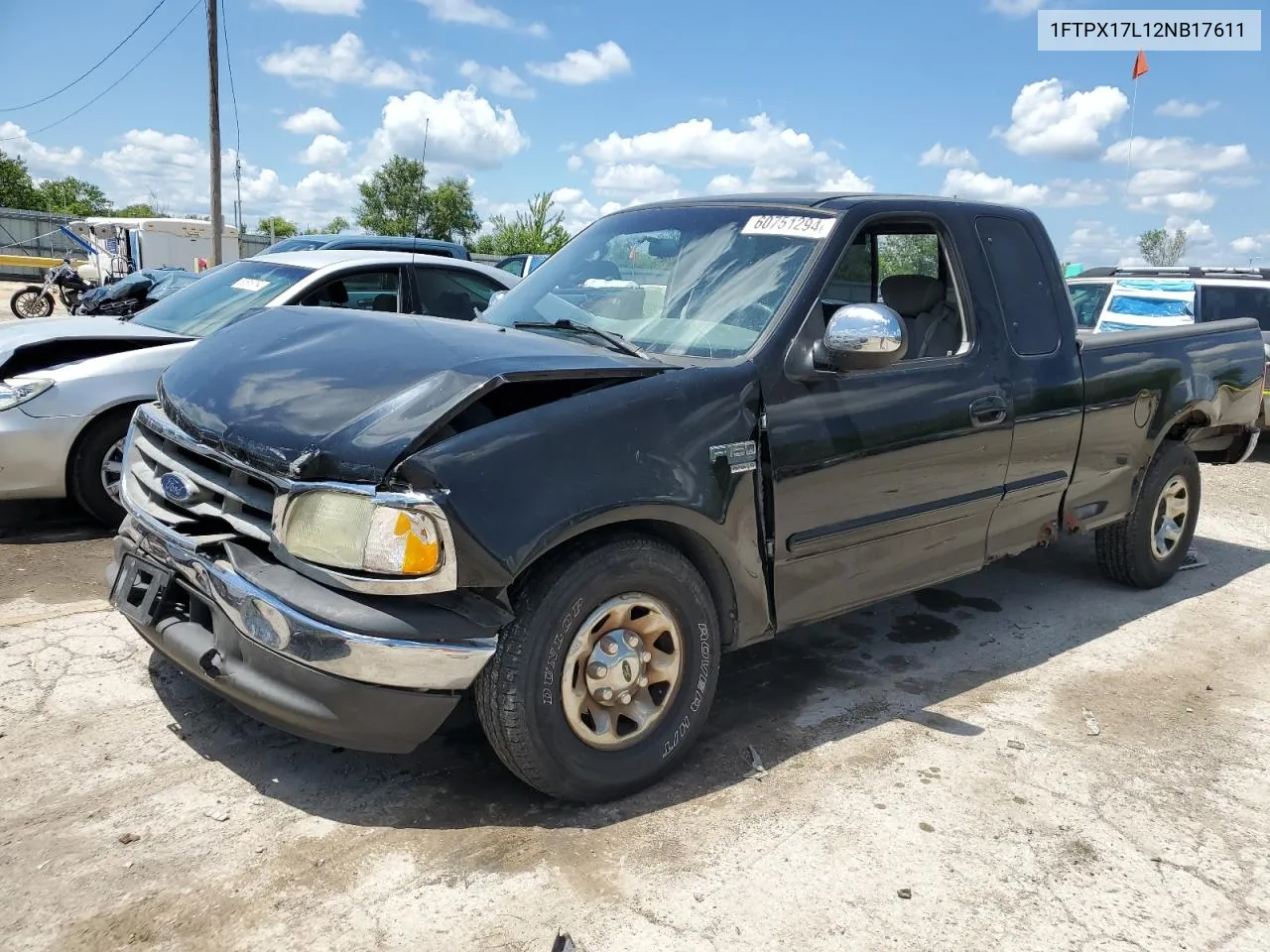 2002 Ford F150 VIN: 1FTPX17L12NB17611 Lot: 60751294