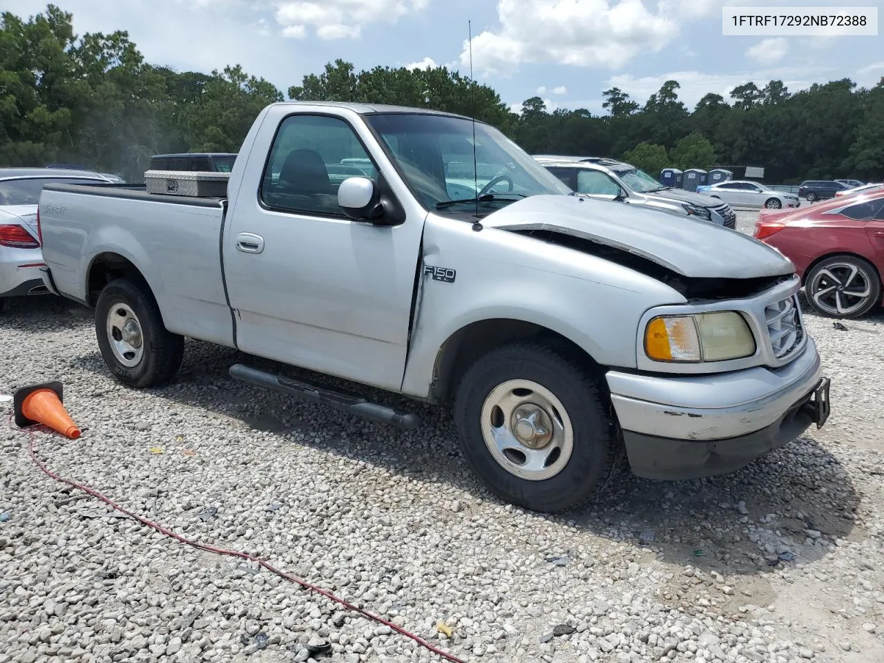 2002 Ford F150 VIN: 1FTRF17292NB72388 Lot: 61140794