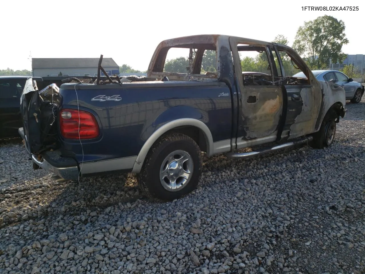 2002 Ford F150 Supercrew VIN: 1FTRW08L02KA47525 Lot: 62616544