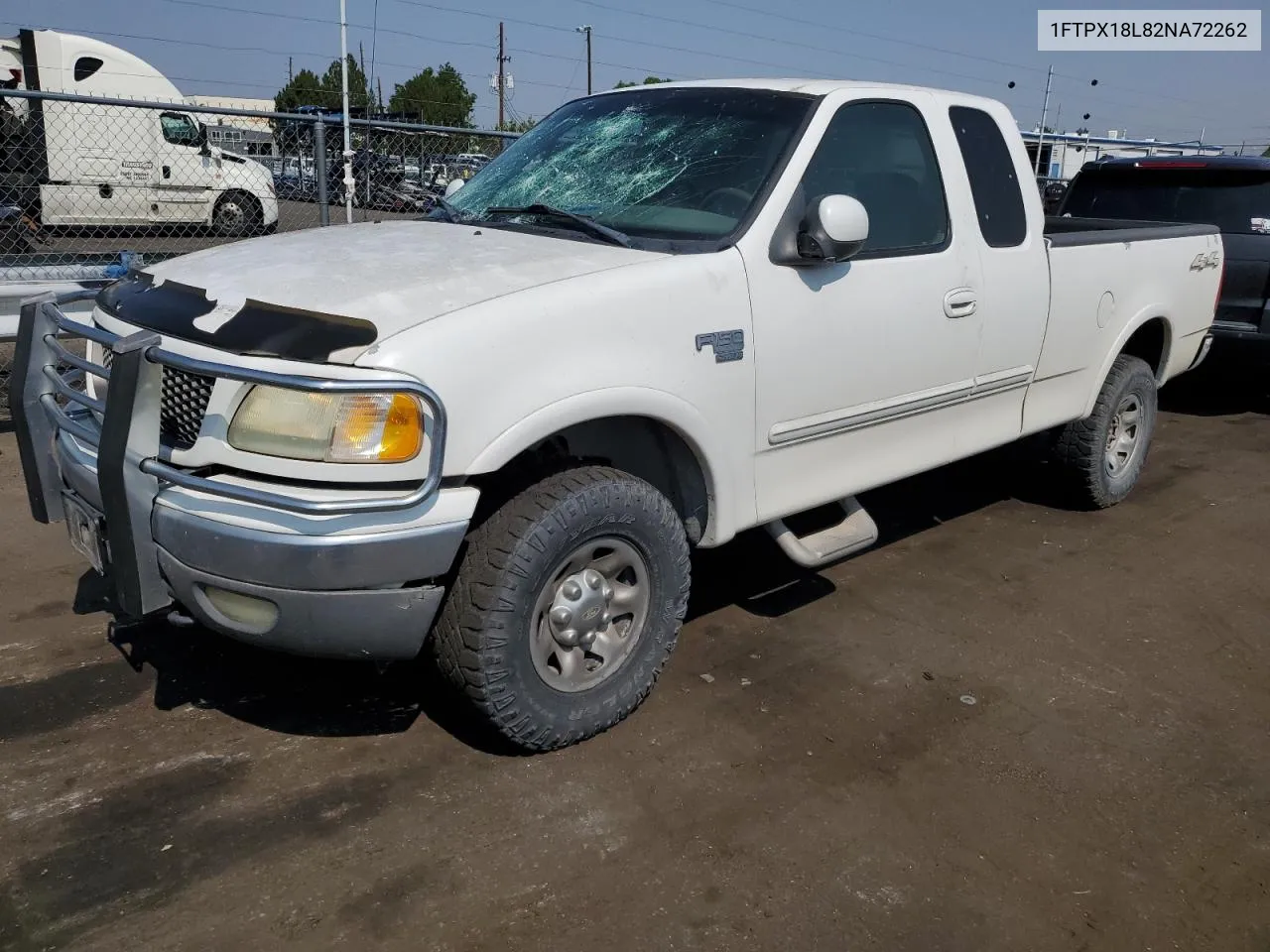 2002 Ford F150 VIN: 1FTPX18L82NA72262 Lot: 64786264