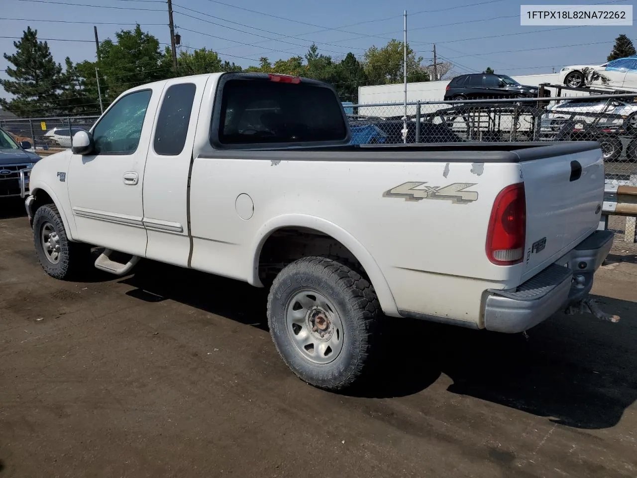 2002 Ford F150 VIN: 1FTPX18L82NA72262 Lot: 64786264