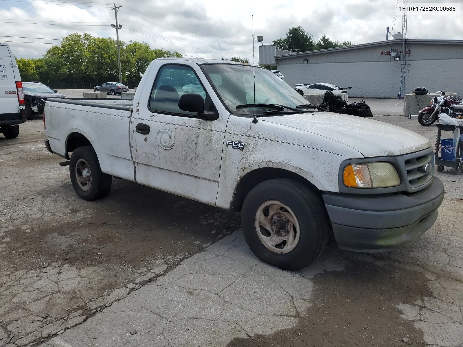 2002 Ford F150 VIN: 1FTRF17282KC00585 Lot: 65855814