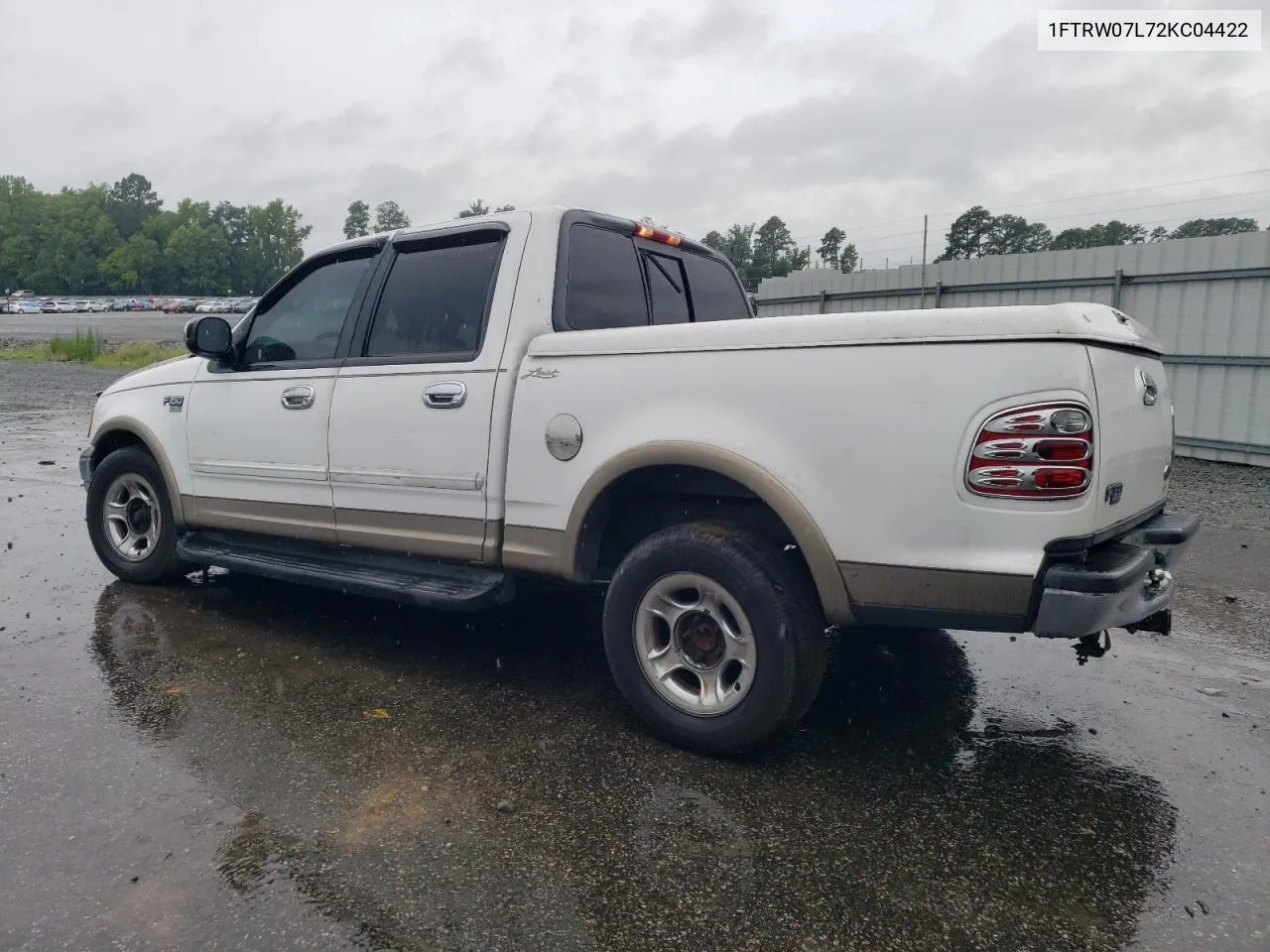 2002 Ford F150 Supercrew VIN: 1FTRW07L72KC04422 Lot: 65892874