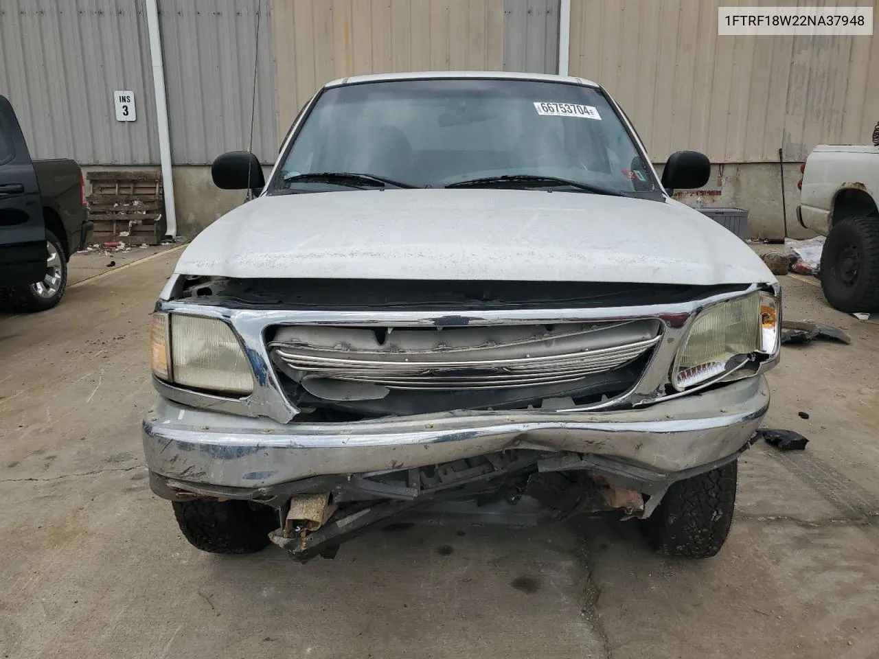 2002 Ford F150 VIN: 1FTRF18W22NA37948 Lot: 66753704