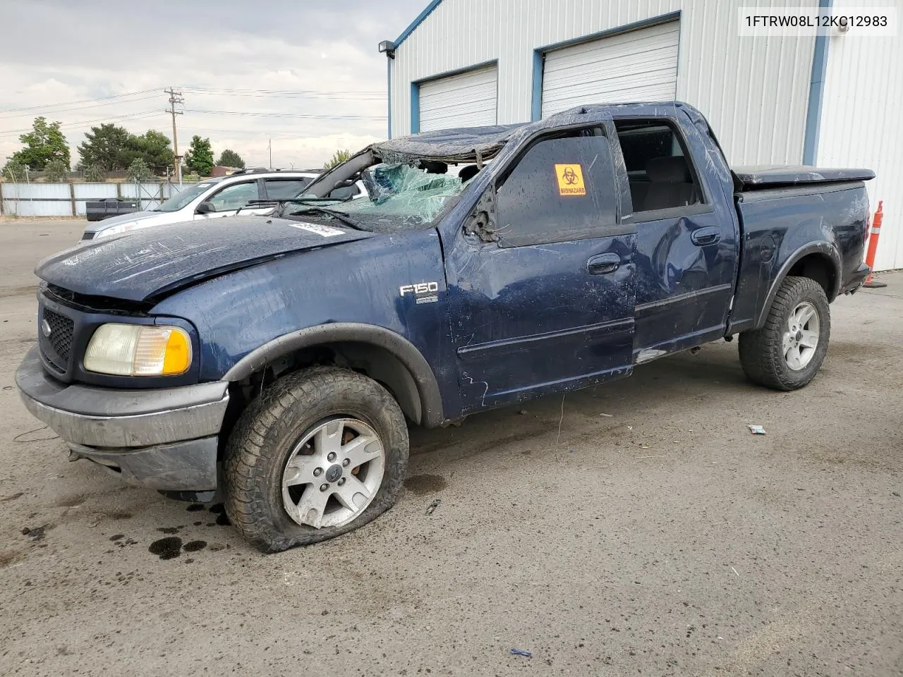 2002 Ford F150 Supercrew VIN: 1FTRW08L12KC12983 Lot: 66961544