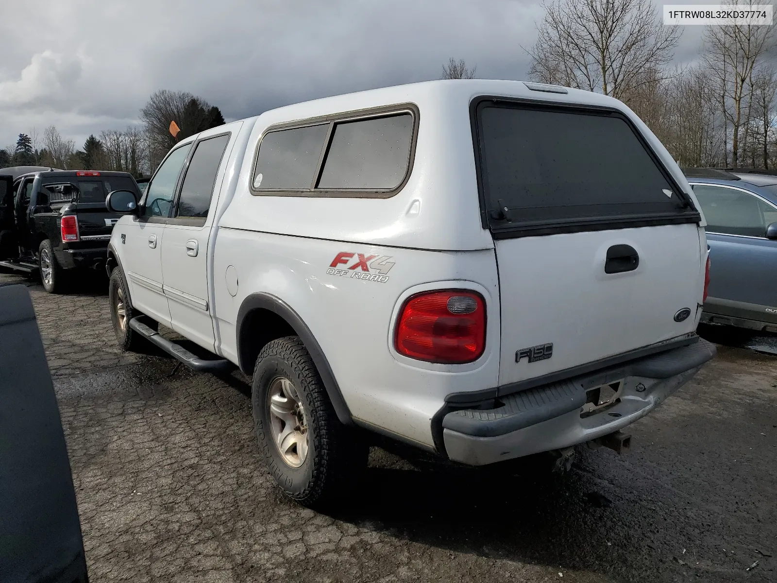 2002 Ford F150 Supercrew VIN: 1FTRW08L32KD37774 Lot: 67096764