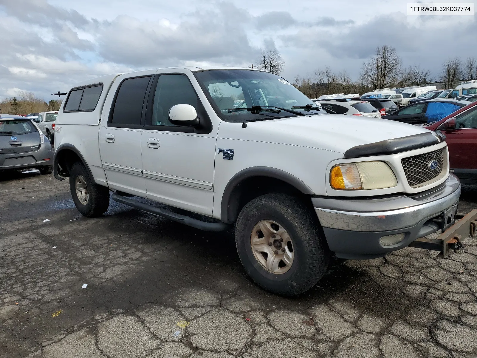 2002 Ford F150 Supercrew VIN: 1FTRW08L32KD37774 Lot: 67096764