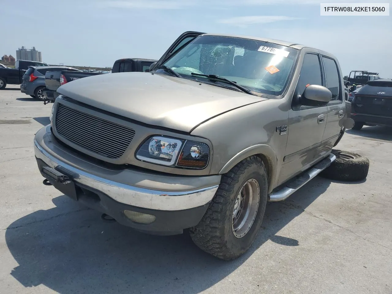 2002 Ford F150 Supercrew VIN: 1FTRW08L42KE15060 Lot: 67786144