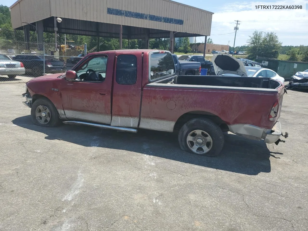 2002 Ford F150 VIN: 1FTRX17222KA60398 Lot: 68436074