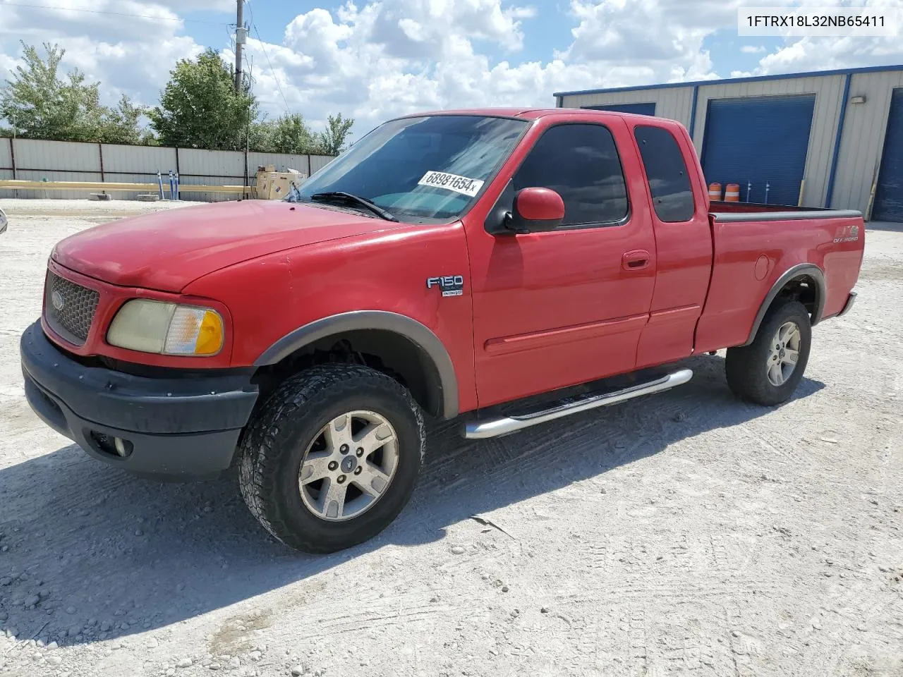 2002 Ford F150 VIN: 1FTRX18L32NB65411 Lot: 68981654