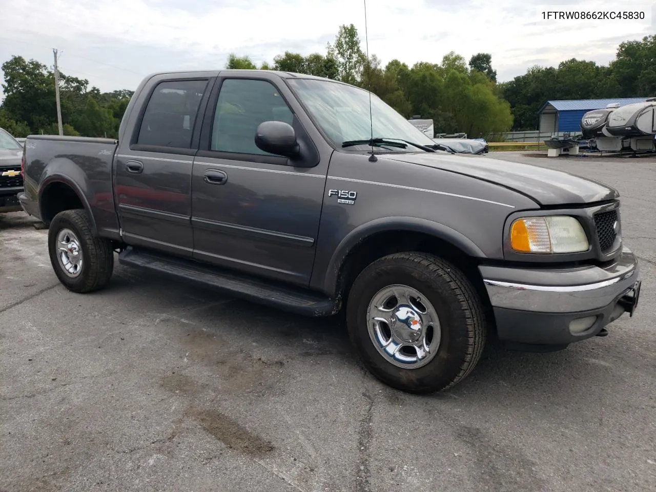 2002 Ford F150 Supercrew VIN: 1FTRW08662KC45830 Lot: 69485294