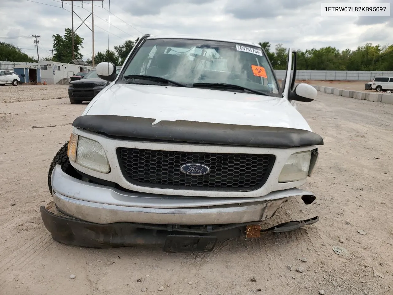 2002 Ford F150 Supercrew VIN: 1FTRW07L82KB95097 Lot: 69795764