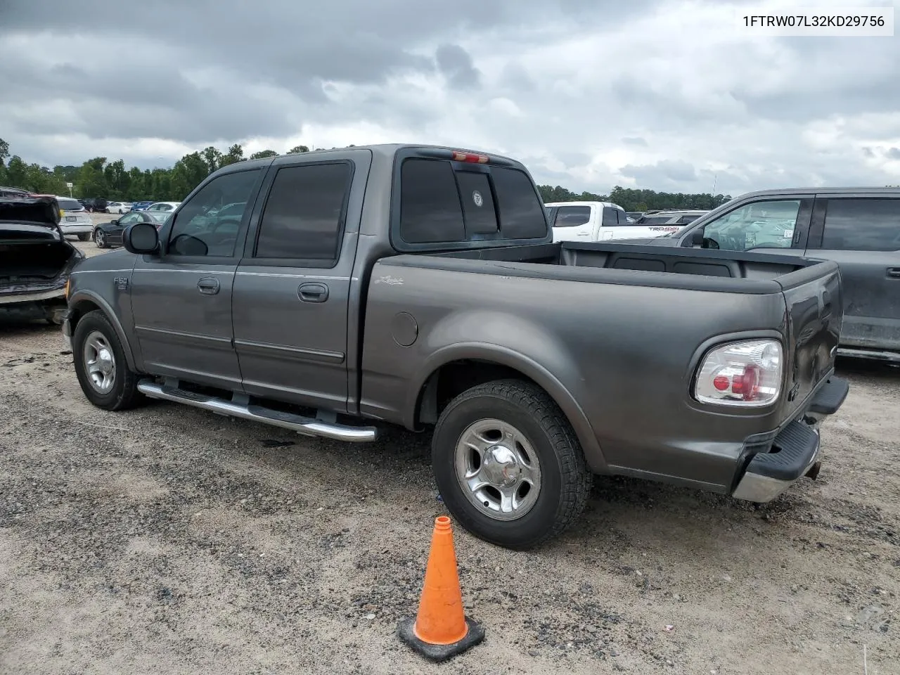 2002 Ford F150 Supercrew VIN: 1FTRW07L32KD29756 Lot: 69887294