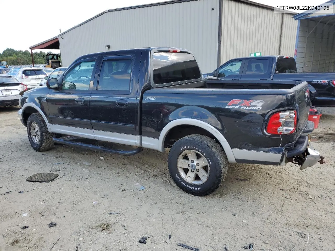 2002 Ford F150 Supercrew VIN: 1FTRW08L22KD40195 Lot: 70277744