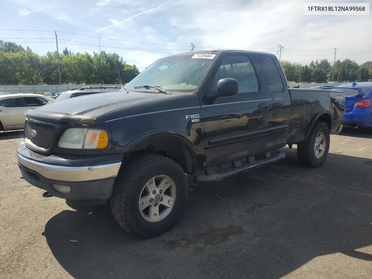 2002 Ford F150 VIN: 1FTRX18L12NA99568 Lot: 71039484