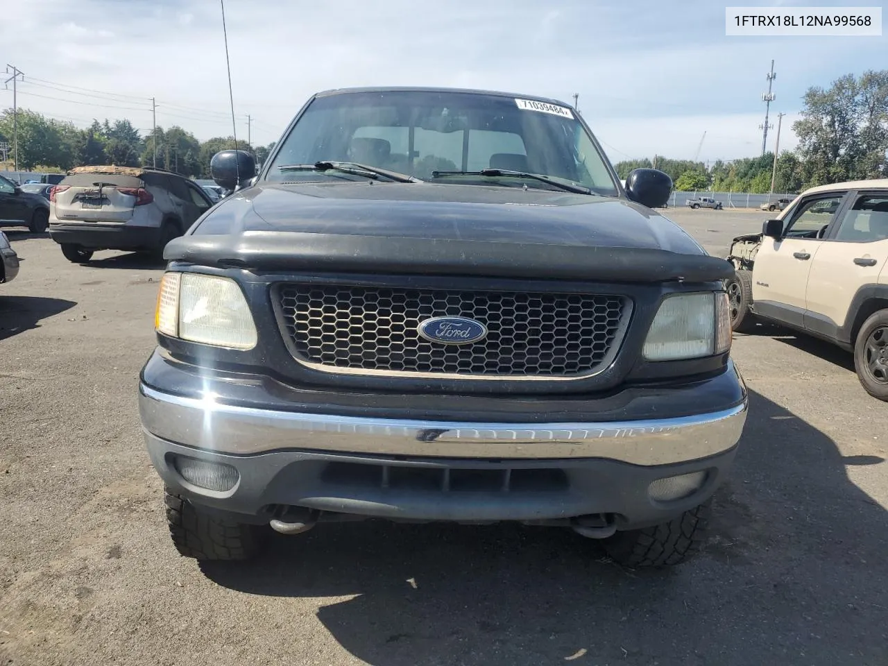 2002 Ford F150 VIN: 1FTRX18L12NA99568 Lot: 71039484