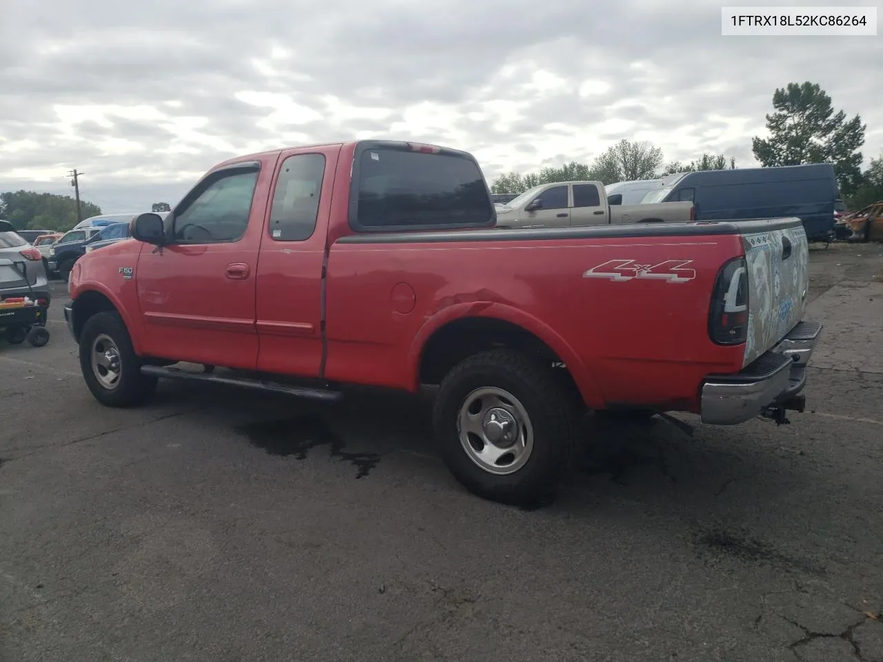 2002 Ford F150 VIN: 1FTRX18L52KC86264 Lot: 71426234