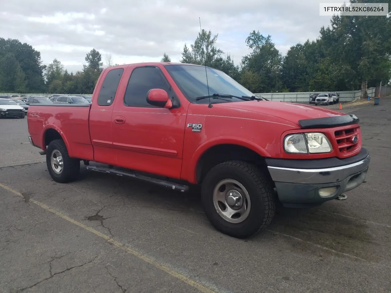 2002 Ford F150 VIN: 1FTRX18L52KC86264 Lot: 71426234