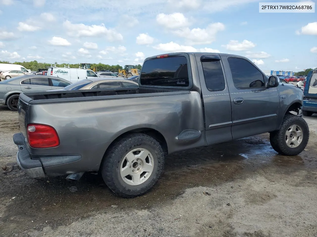 2002 Ford F150 VIN: 2FTRX17W82CA68786 Lot: 71484684