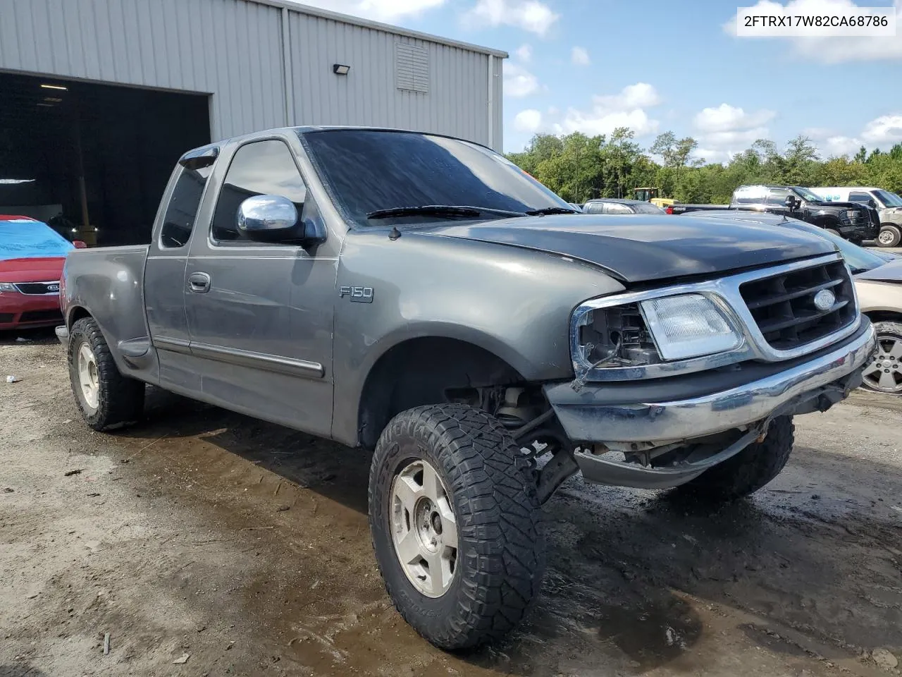 2002 Ford F150 VIN: 2FTRX17W82CA68786 Lot: 71484684