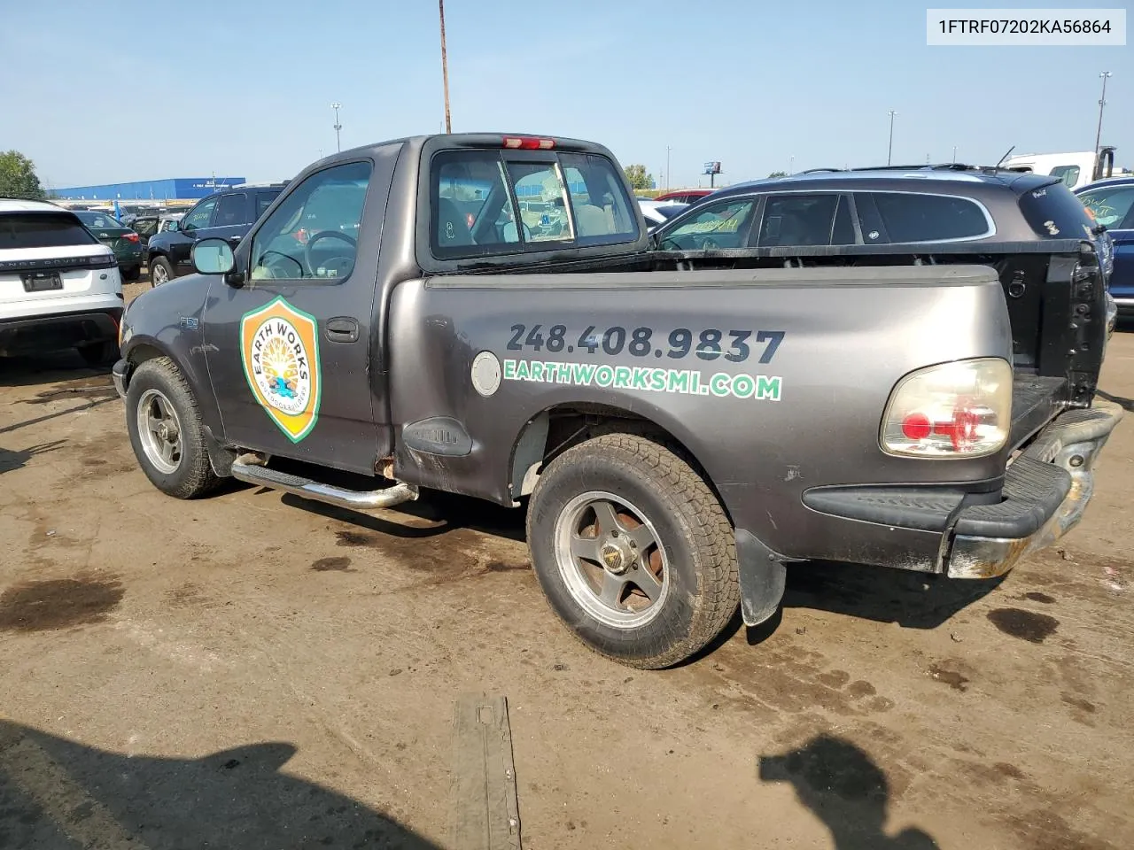 2002 Ford F150 VIN: 1FTRF07202KA56864 Lot: 71640724