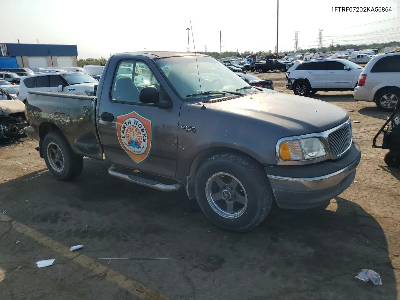 2002 Ford F150 VIN: 1FTRF07202KA56864 Lot: 71640724