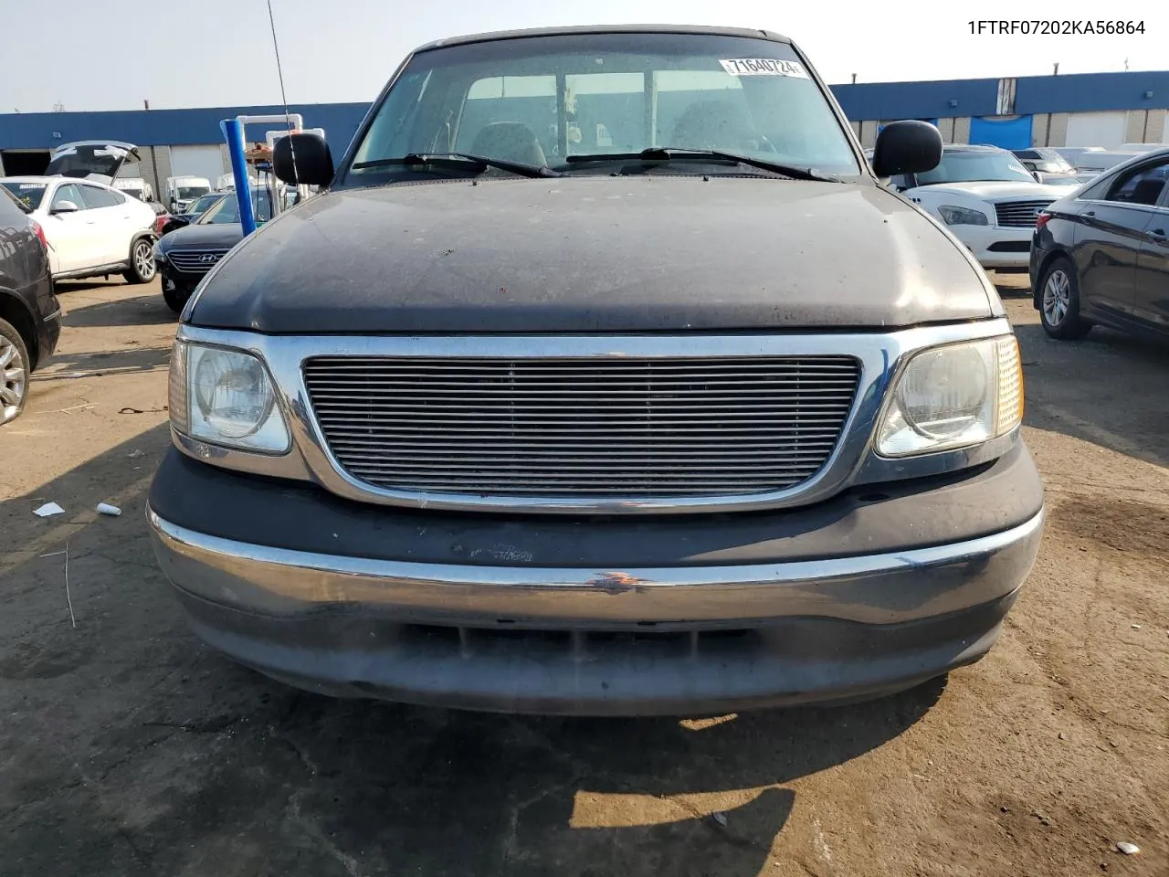 2002 Ford F150 VIN: 1FTRF07202KA56864 Lot: 71640724