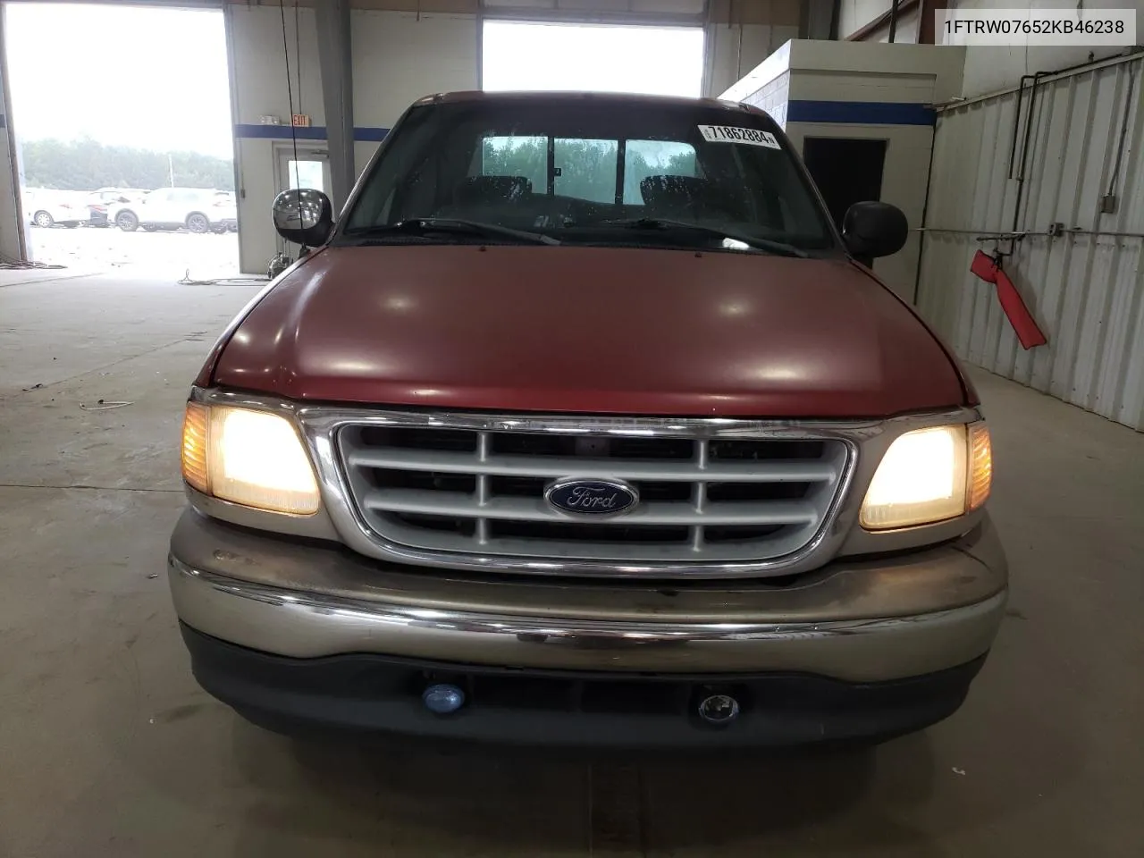 2002 Ford F150 Supercrew VIN: 1FTRW07652KB46238 Lot: 71862884